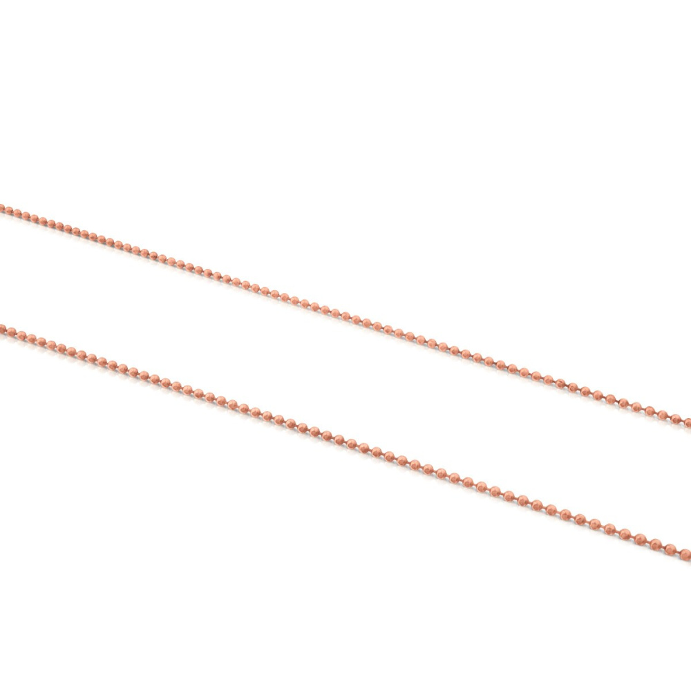 Средняя цепочка TOUS Chain из розового вермеля фото 4
