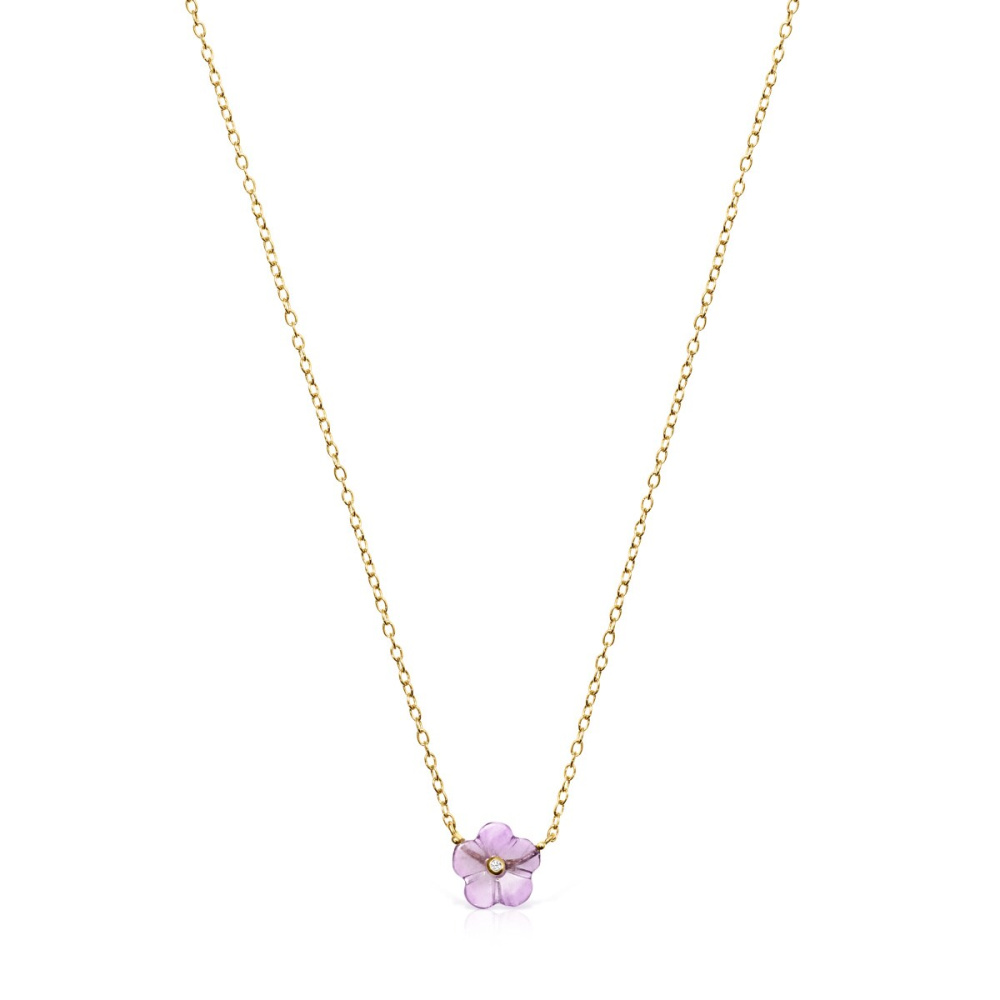  Колье Vita из золота с аметистом и бриллиантом фото 2