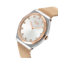 Часы Karat Round Mesh из стали с IPG-покрытием
