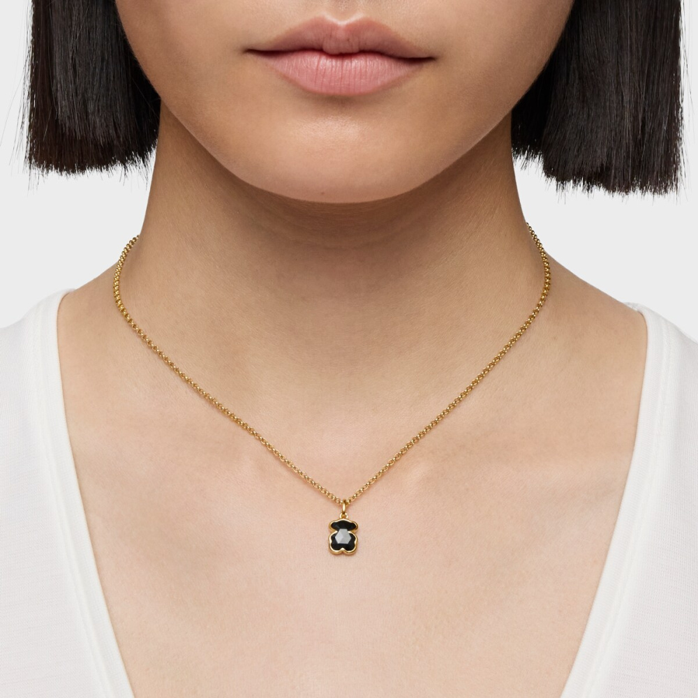  Колье Icon Color из вермеля с ониксом фото 8