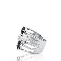 Кольцо из серебра с камнями