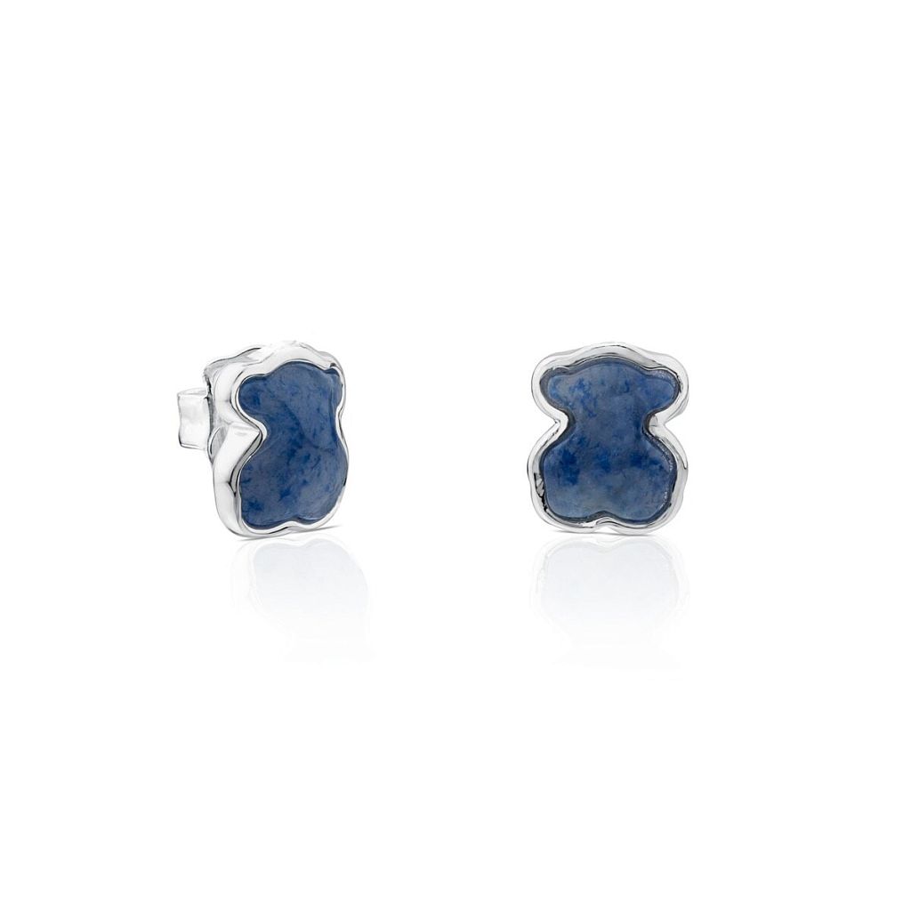 Серьги New Color с дюмортьеритом