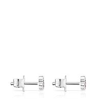 Серьги New Motif из серебра с аметистами