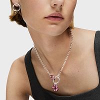 Кулон Bold Bear из стали и серебра