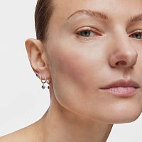 Серьги Basic Colors из серебра с камнями