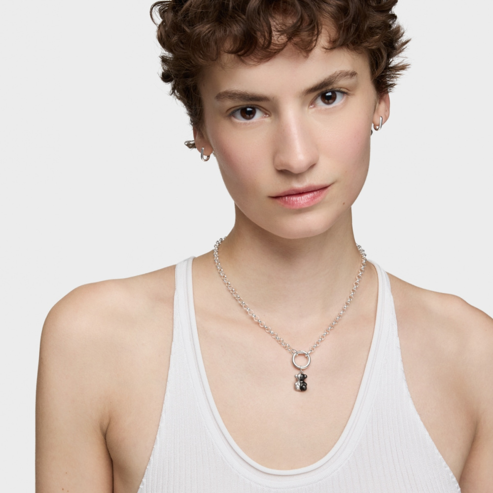 Кулон из серебра и темного серебра фото 6