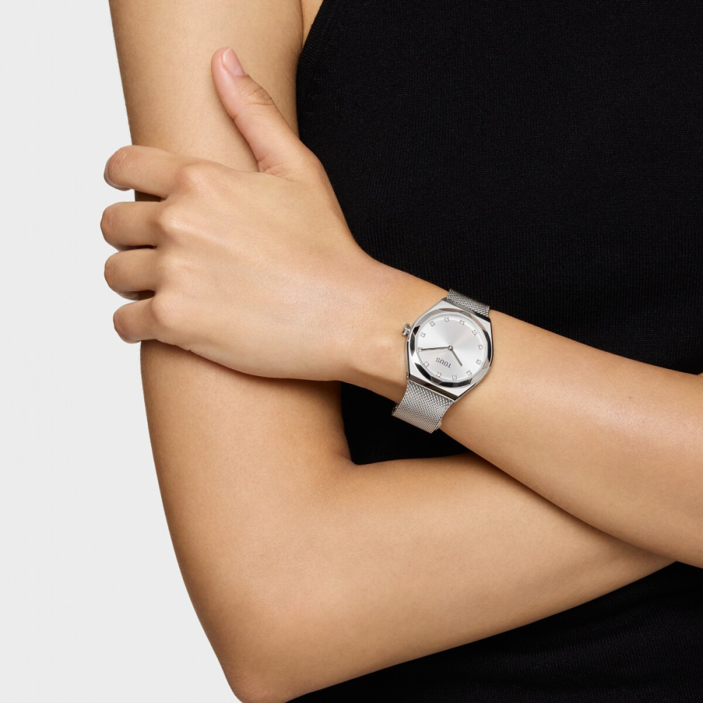 Часы Karat Round Mesh из стали фото 6