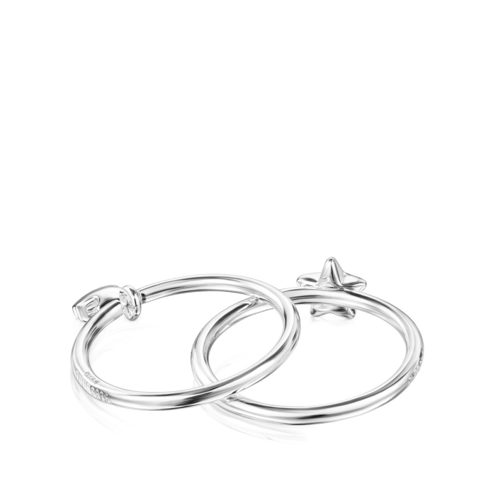 Набор колец Mini Icons из серебра фото 4