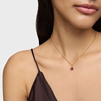 Кулон Medallions из вермеля с родолитом