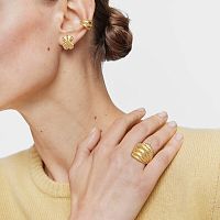 Серьги Grain из вермеля