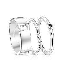 Сет колец Ring Mix из серебра со шпинелью 