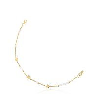 Браслет Sweet Dolls из желтого золота  и культивированного жемчуга.