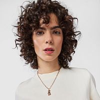 Кулон Teddy Bear Stars из вермеля с камнями