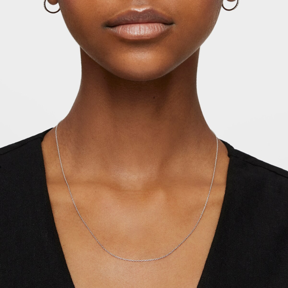 Цепь из белого золота, 50 см фото 7