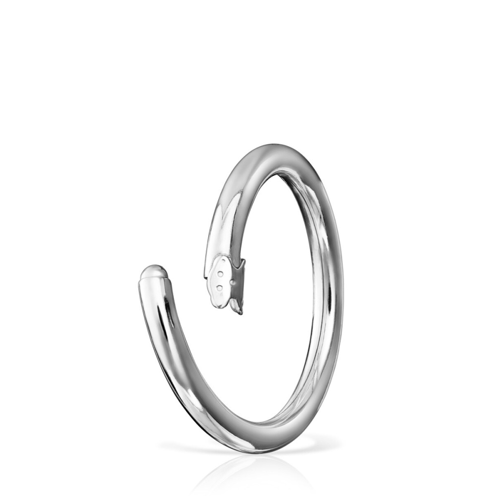 Крупное кольцо Hold из серебра фото 3