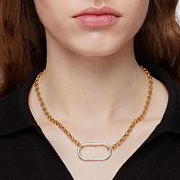 Соединительное кольцо Hold Oval из серебра