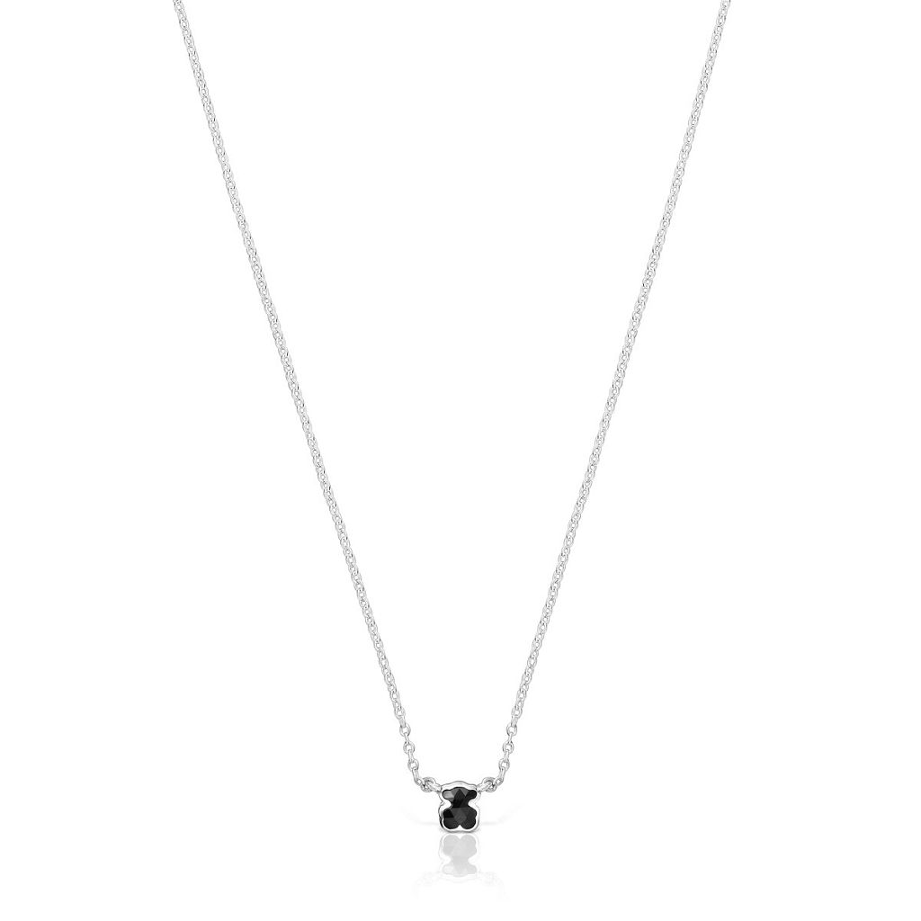 Колье Icon Color из серебра с ониксом