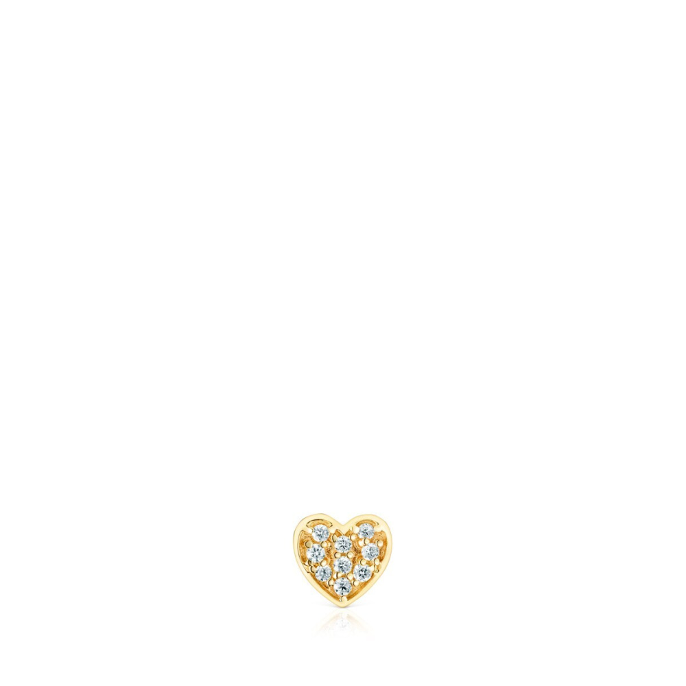 Золотая серьга Les Classiques с бриллиантами фото 2