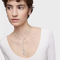 Подвеска Hold Oval из серебра