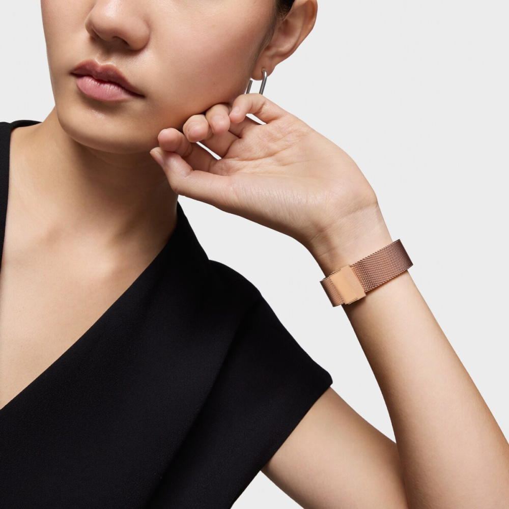 Часы Karat Round Mesh из стали с IPG-покрытием фото 7