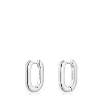 Серьги-кольца Basics из серебра