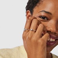 Набор колец Mini Icons из серебра