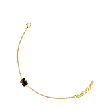 Браслет из вермеля с ониксом