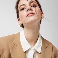 Овальные серьги TOUS Basics из вермеля