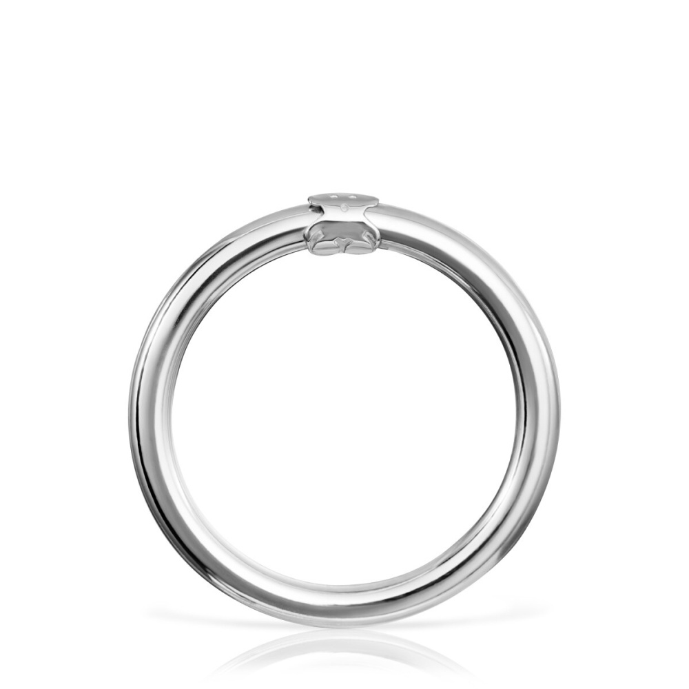 Крупное кольцо Hold из серебра фото 2