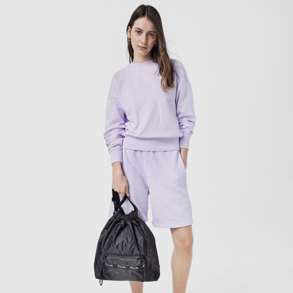 Чернo-серый плоский рюкзак Kaos Mini Sport фото 9