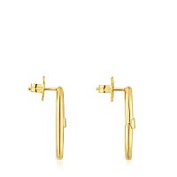 Серьги Hold Oval из вермеля