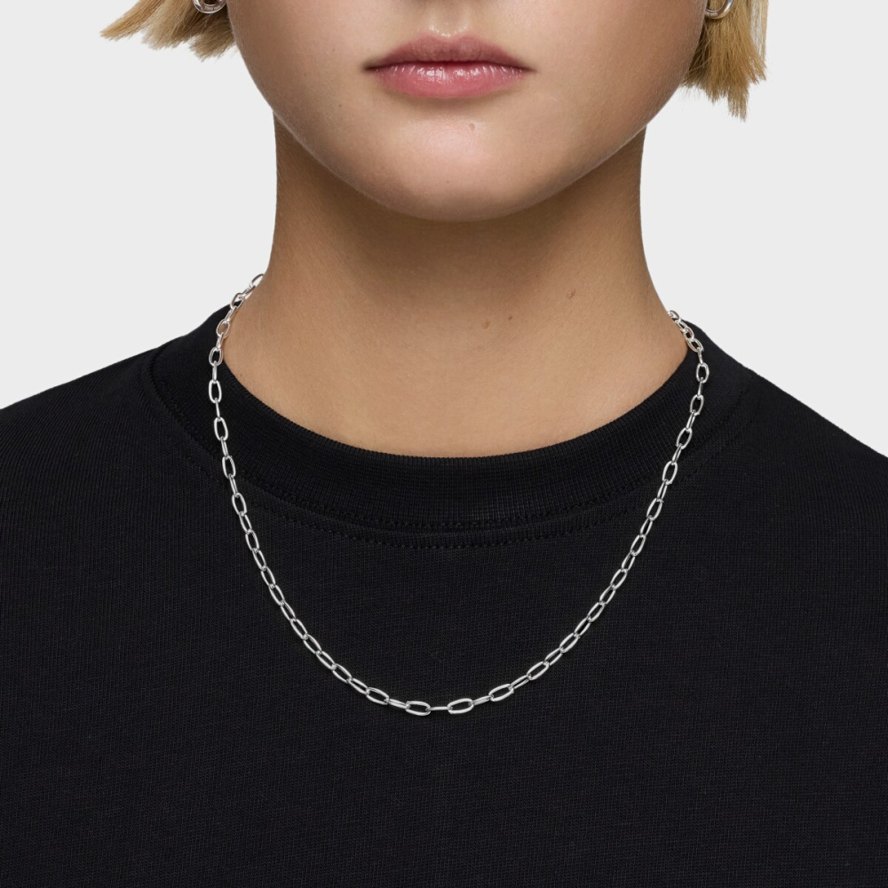 Колье Hold Oval из серебра фото 5