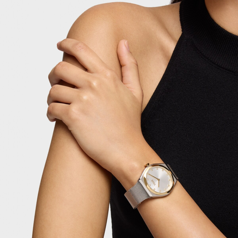 Часы Karat Round Mesh из стали с IPG-покрытием фото 6