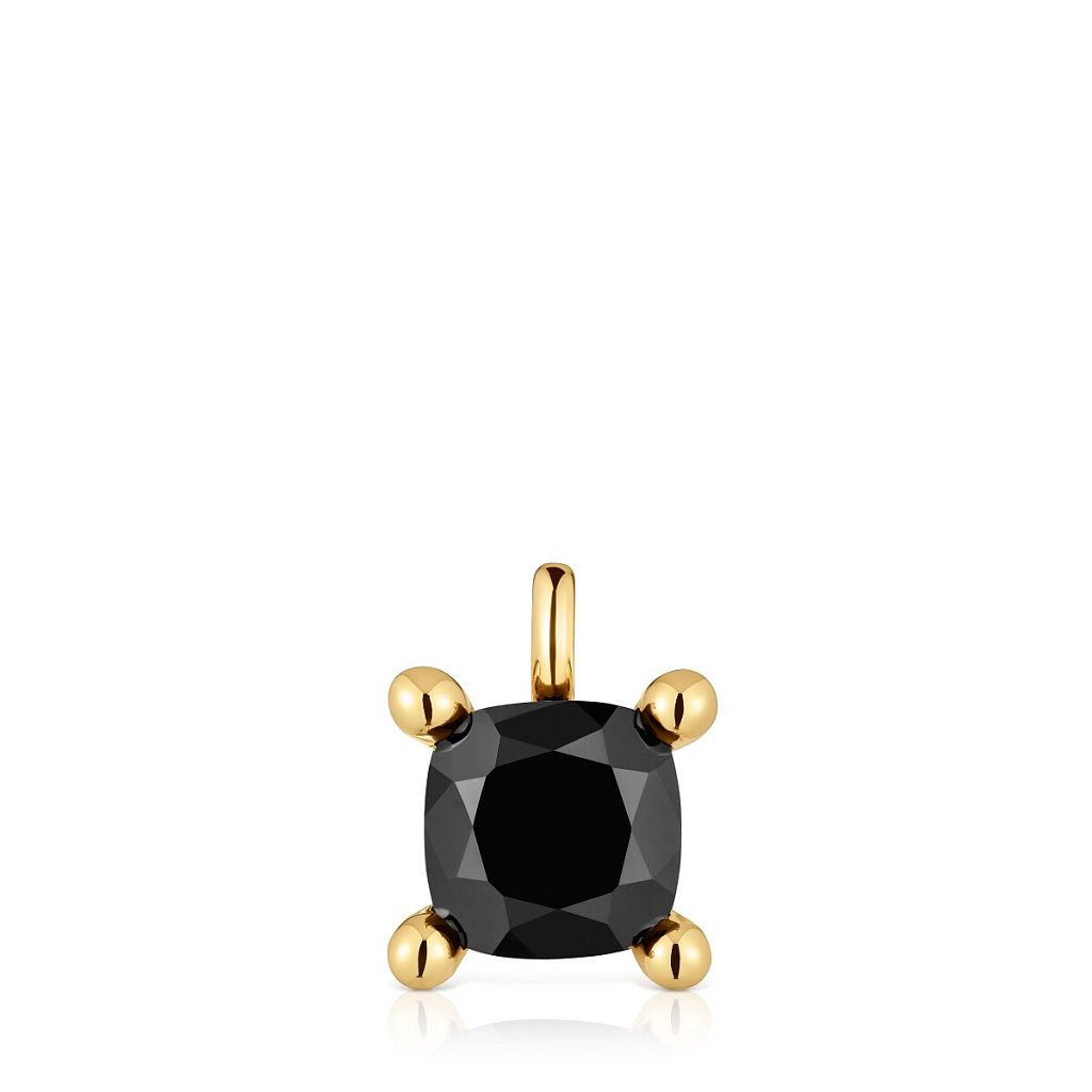 Кулон Color Black из вермеля с ониксом
