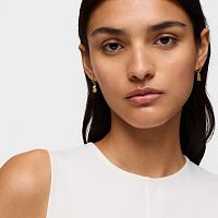 Серьги-кольца из вермеля