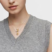 Колье из серебра и вермеля