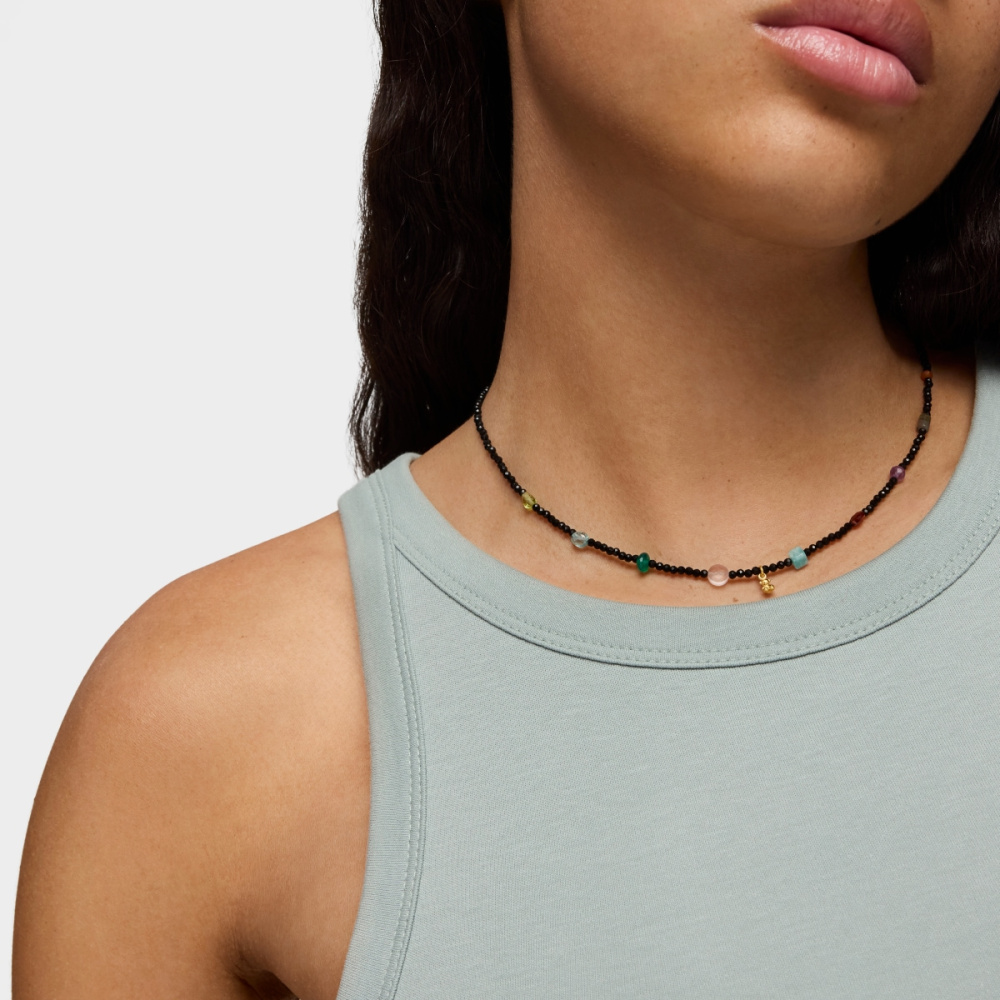 Ожерелье с камнями фото 7