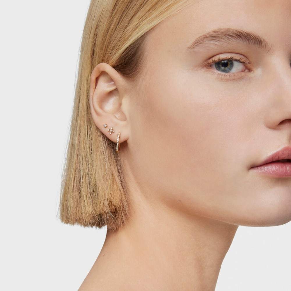 Серьги-кольца Les Classiques из золота с бриллиантами фото 6