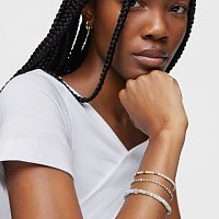 Браслет Basics Colors из серебра с натуральными камнями