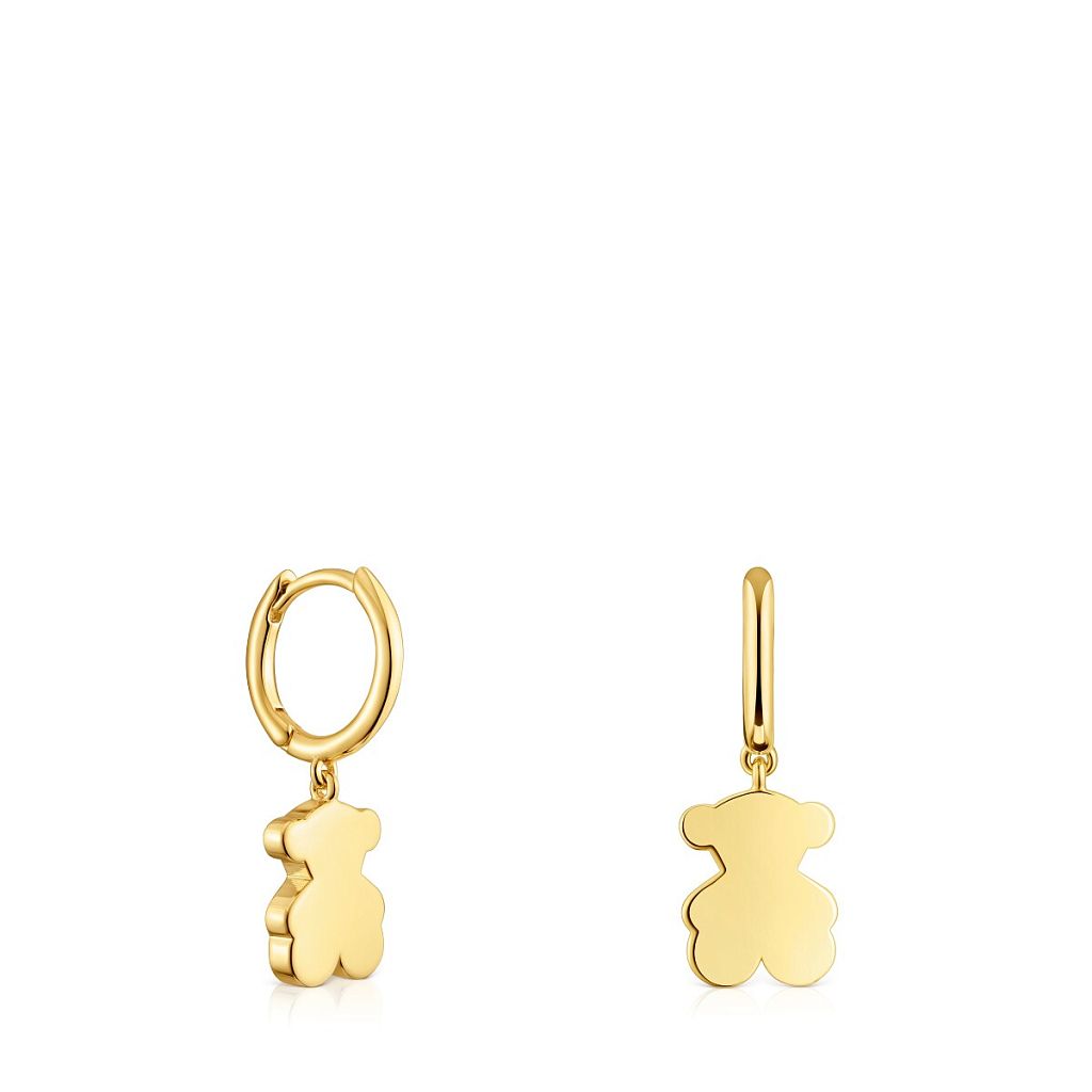 Серьги-кольца из вермеля