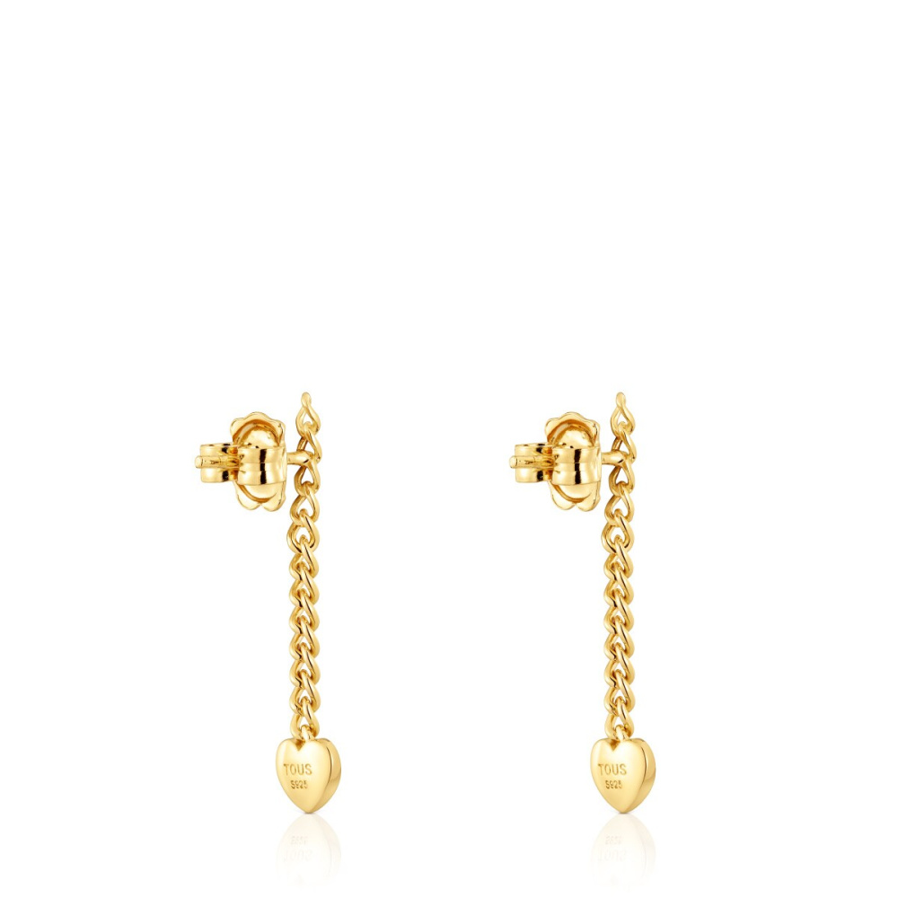Серьги Bold Motif из вермеля фото 4