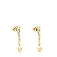 Серьги Bold Motif из вермеля