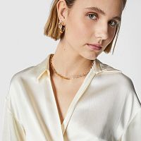 Колье из серебра и вермеля