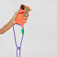 Подвесной чехол для мобильного телефона TOUS Rope Bear оранжевого цвета
