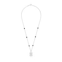 Колье Grain из серебра с ониксом