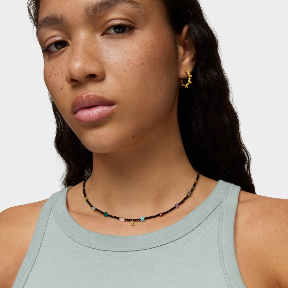 Ожерелье с камнями фото 5