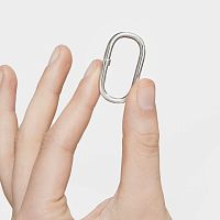Соединительное кольцо Hold Oval из серебра