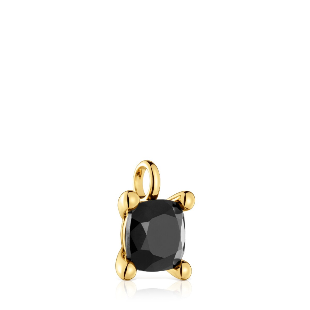 Кулон Color Black из вермеля с ониксом фото 3