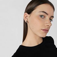 Серьги Grace из серебра с марказитами