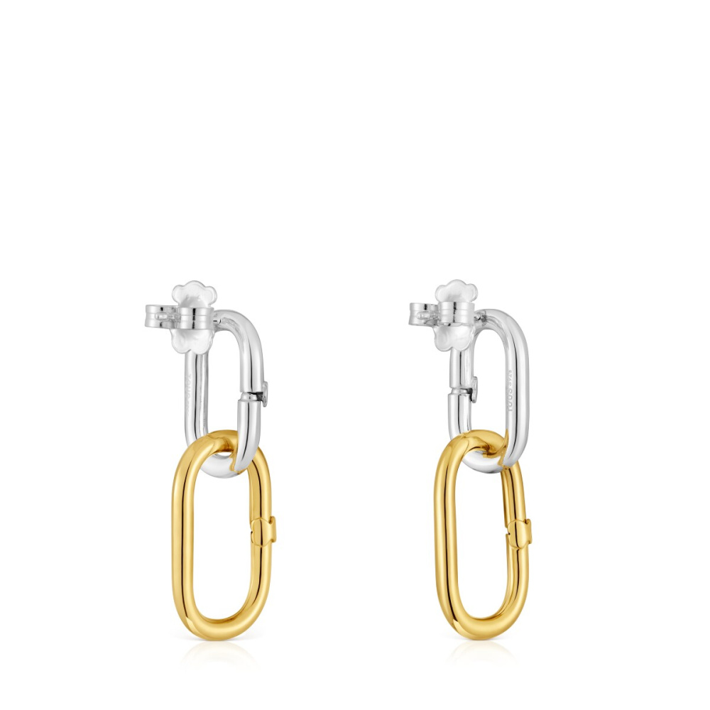 Серьги из серебра и вермеля фото 4